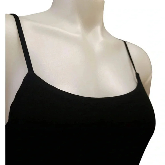 Lulu’s Sexy Black Midi Side Ruching  Dress Size Medium - Picture 9 of 12